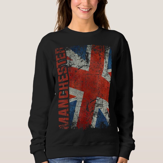Manchester England Förenade kungariket British Jac T Shirt (Framsida)