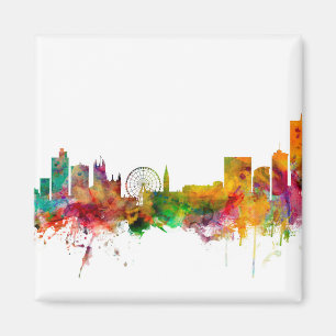 Manchester England horisont Magnet
