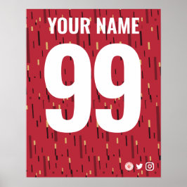 Manchester  Färg Personlig Poster