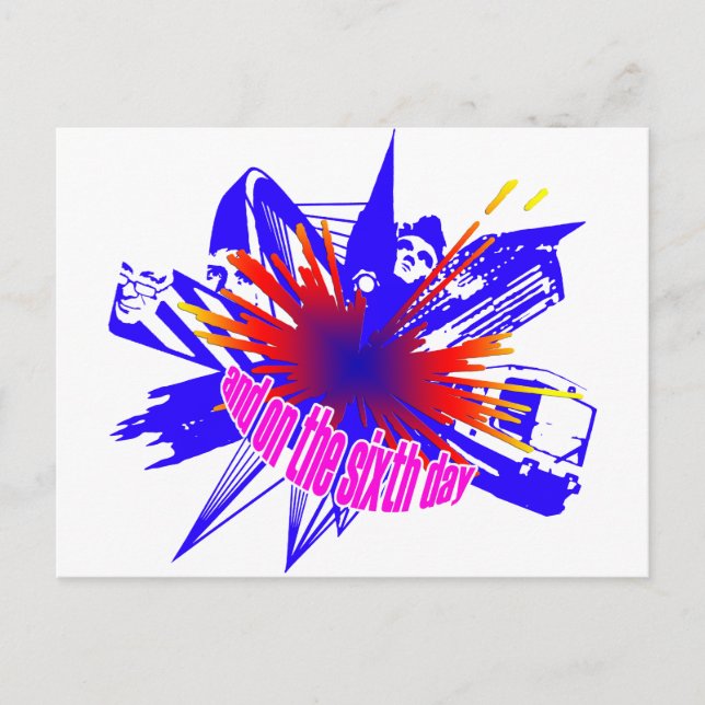 Manchester Färg Vykort (Framsida)