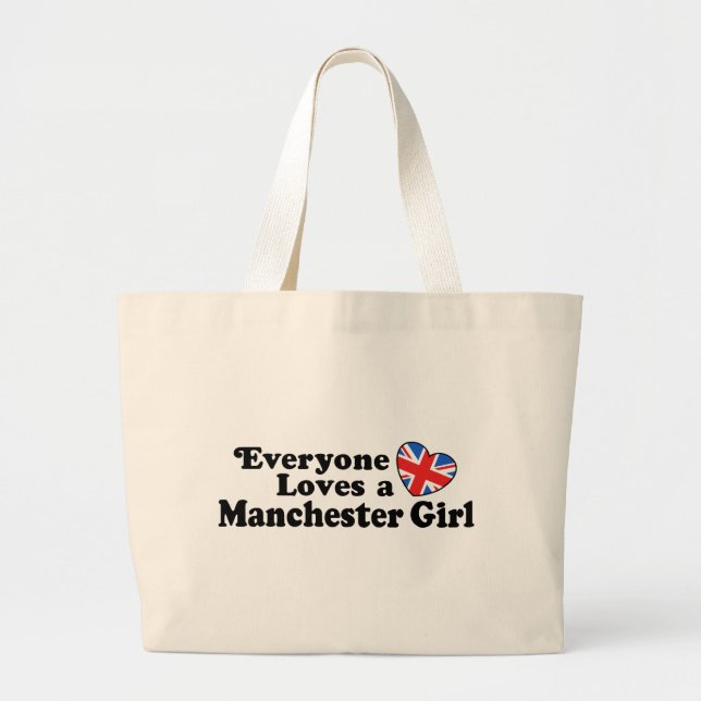 Manchester Girl Jumbo Tygkasse (Framsidan)