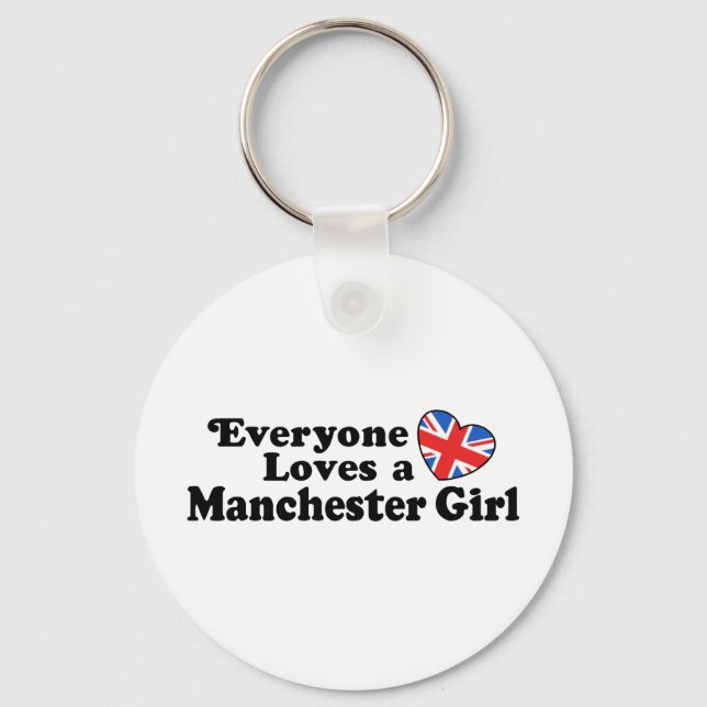 Manchester Girl Nyckelring (Framsida)