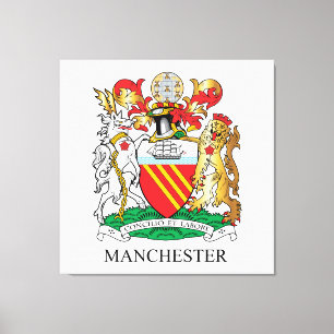 Manchester jackar om arm canvastryck