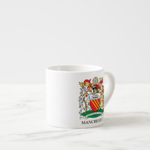 Manchester jackar om arm espressomugg
