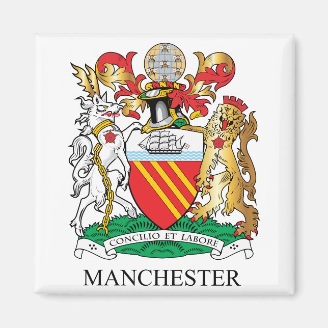 Manchester jackar om arm magnet (Framsidan)