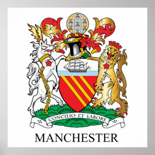 Manchester jackar om arm poster