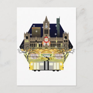 Manchester Jul Markets Helg Vykort