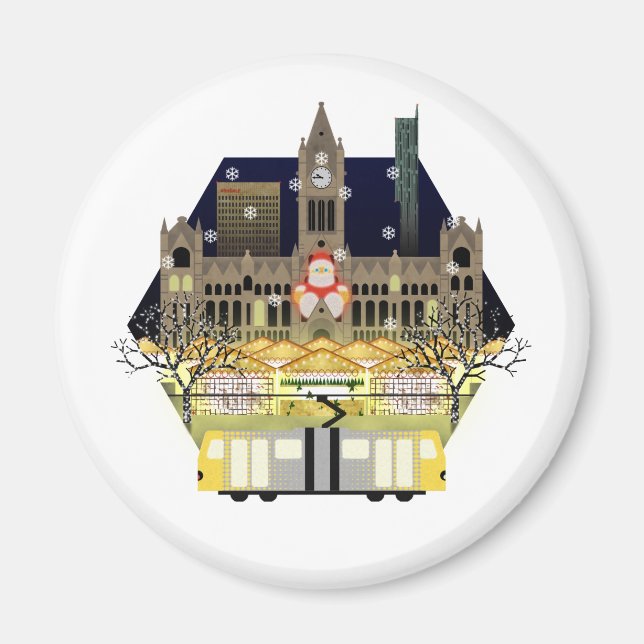 Manchester Jul Markets Magnet (Framsidan)