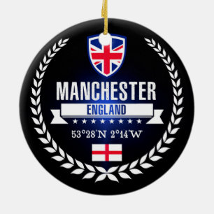 Manchester Julgransprydnad Keramik