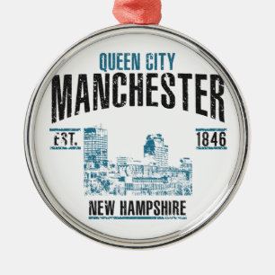 Manchester Julgransprydnad Metall