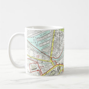 Manchester karta kaffemugg
