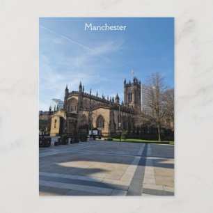 Manchester katedralträdgårdar vykort