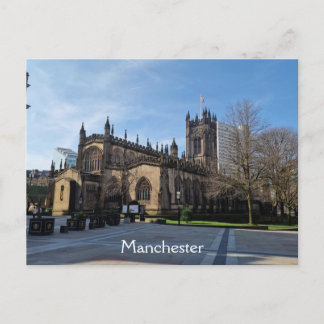 Manchester katedralträdgårdar vykort