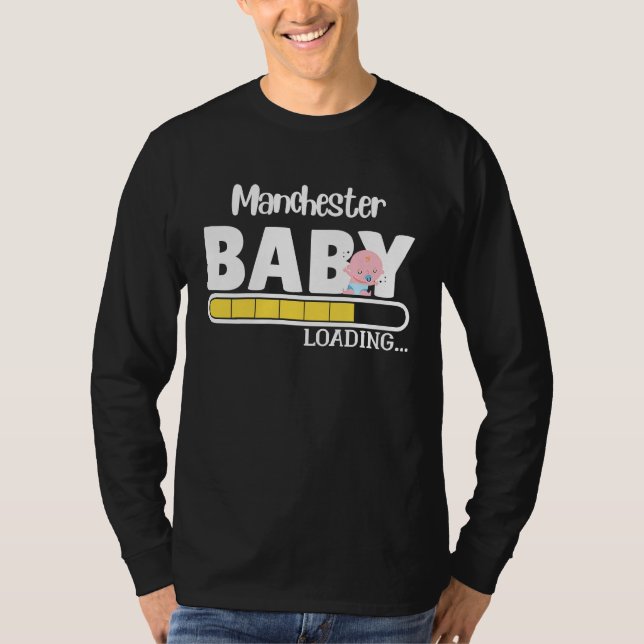 Manchester Native Pride  State Baby Parent Mom Dad T Shirt (Framsida)