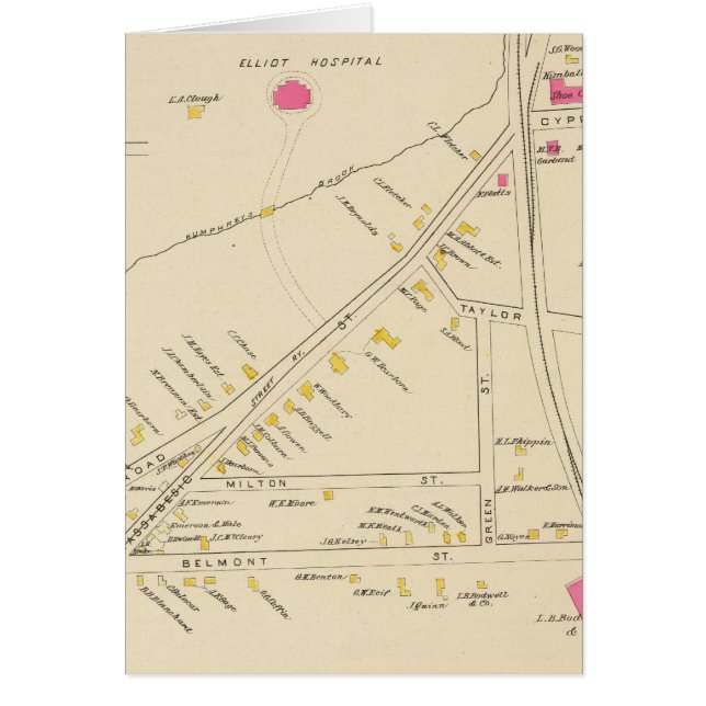 Manchester, NH, Ward 6 2 Hälsningskort (Framsidan)