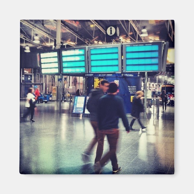 Manchester Piccadilly Station Magnet (Framsidan)