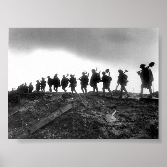 Manchester Regiment , Ancre, 1917 Poster (Framsidan)