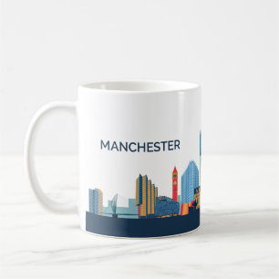 Manchester Skyline Kaffemugg
