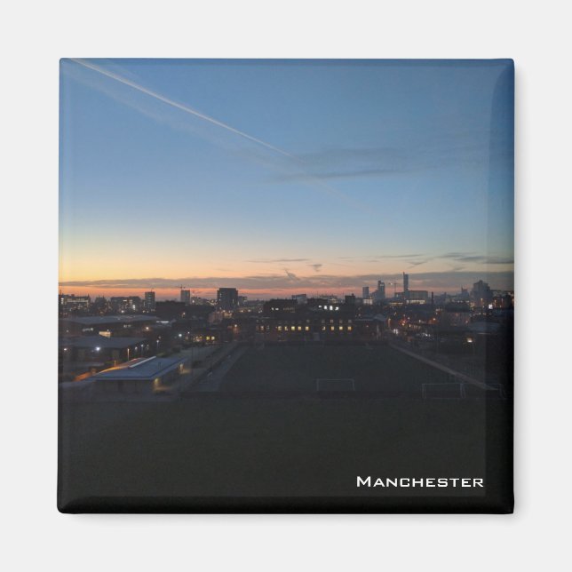 Manchester Skyline Magnet (Framsidan)