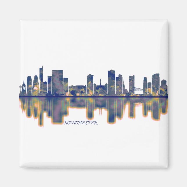 Manchester Skyline Magnet (Framsidan)