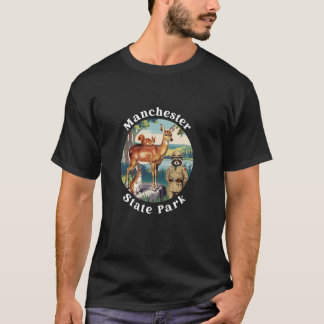 Manchester State Park Kalifornien Utomhus Semester T Shirt