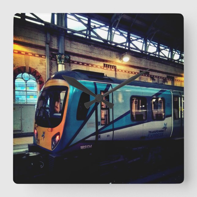 Manchester station fyrkantig klocka (Framsida)