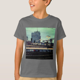 Manchester station, med beaktande av t shirt