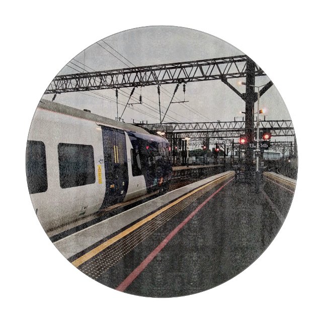Manchester station, natten (Framsidan)