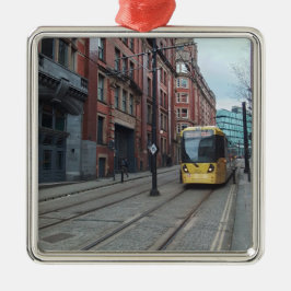 Manchester street julgransprydnad metall