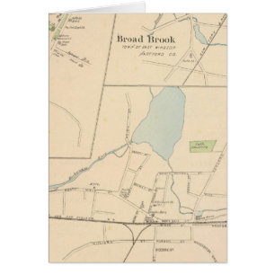 Manchester, Suffield, Broad Brook Hälsningskort