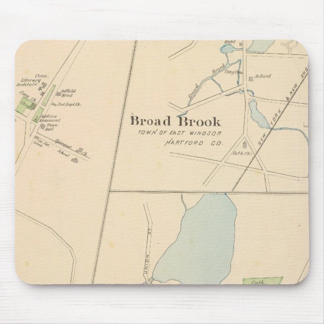 Manchester, Suffield, Broad Brook Musmatta (Framsidan)