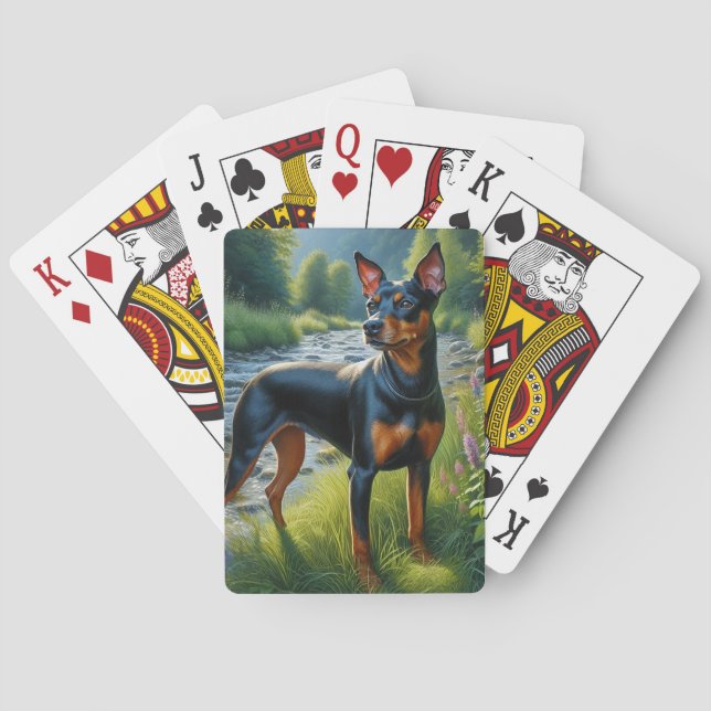 Manchester Terrier Casinokort (Baksidan)