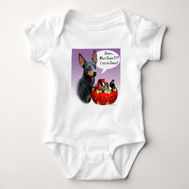 Manchester Terrier Halloween Candy Tee (Framsida)