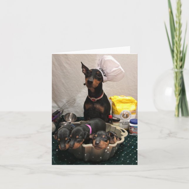 Manchester Terrier-Helgdag Kort (Framsida)