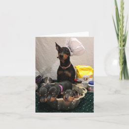 Manchester Terrier-Helgdag Kort
