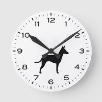 Manchester Terrier Hund aveln Silhouette