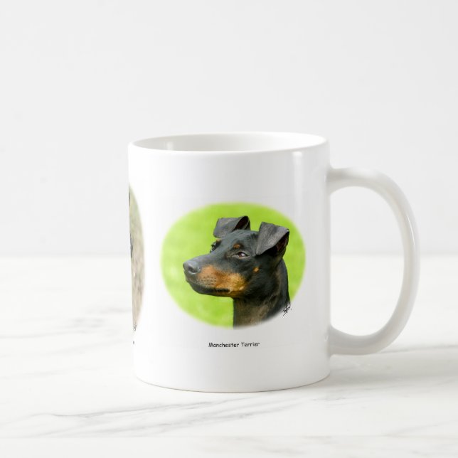 Manchester Terrier Kaffemugg (Höger)