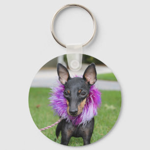 Manchester Terrier Keychain Nyckelring