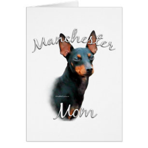 Manchester Terrier Mamma 2 Hälsningskort