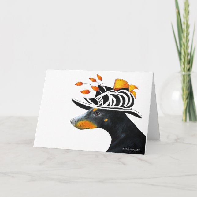 Manchester Terrier Note Cards Kort (Framsida)