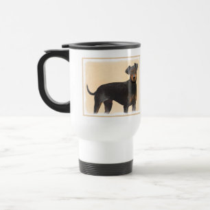 Manchester Terrier Painting Original Animal Art Resemugg