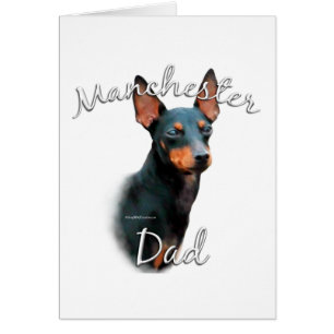 Manchester Terrier Pappa 2 Hälsningskort