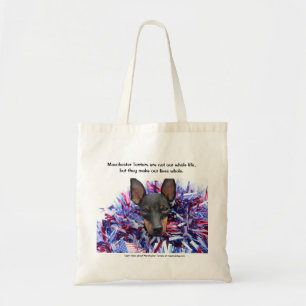 Manchester Terrier Tote Bag Tygkasse