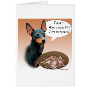 Manchester Terrier Turkiet Hälsningskort