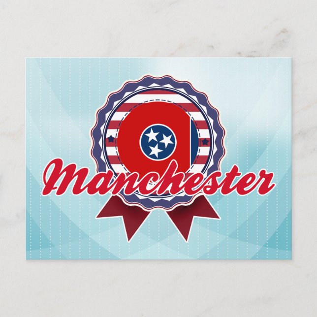 Manchester, TN Vykort (Framsida)