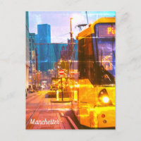 Manchester Tram Piccadilly Gardens Vendredi Filter