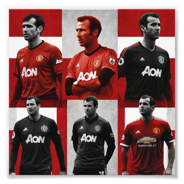 Manchester United Fototryck (Framsidan)