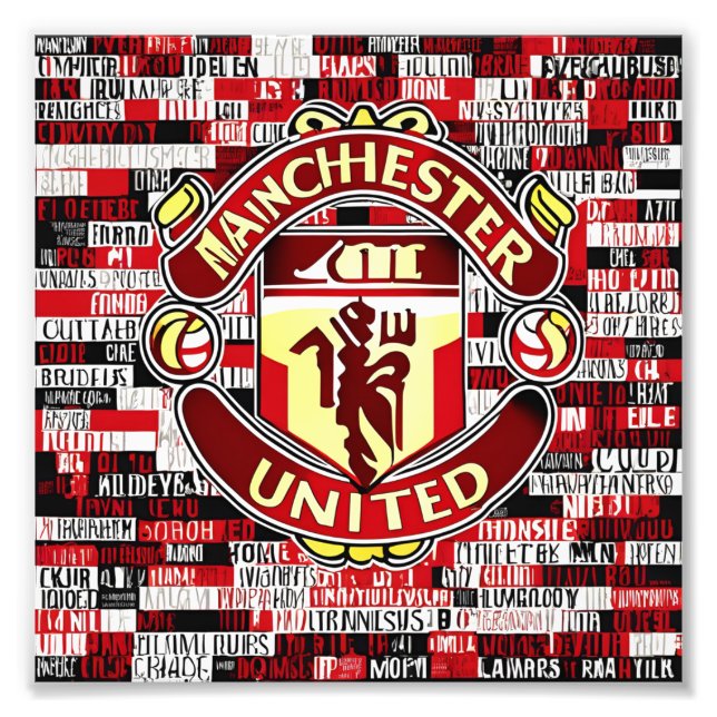 Manchester United Fototryck (Framsidan)