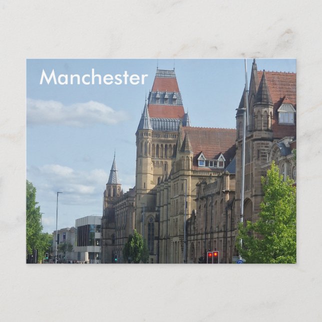 Manchester University Vykort (Framsida)