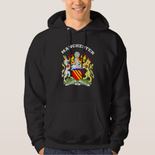 Manchester Vapen Souvenirflagga England Hoodie